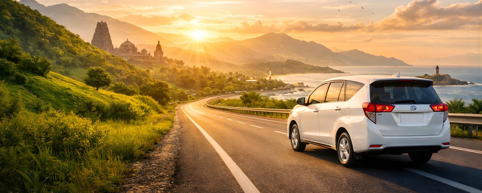 Hyderabad to Kakinada Cab Service